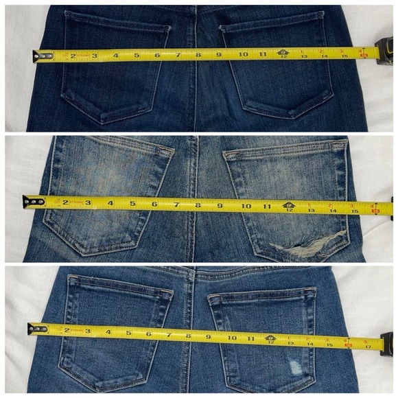 Lucky Brand Jeans Bundle of three 00/24 tapered/skinny Jeans - Picture 10 of 10